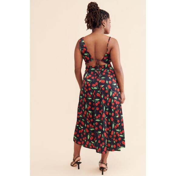 FOR LOVE & LEMONS Xena Midi Dress Size L - Picture 3 of 13